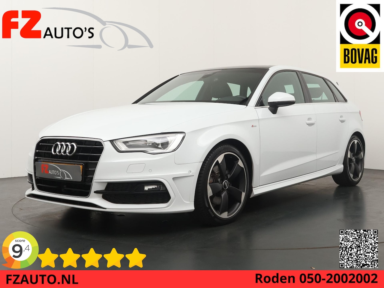 Audi A3 Sportback - 1.8 TFSI Attraction Pro Line - Parkeersensoren V+A - Parkeercamera - Schuif-kantel dak - AutoWereld.nl