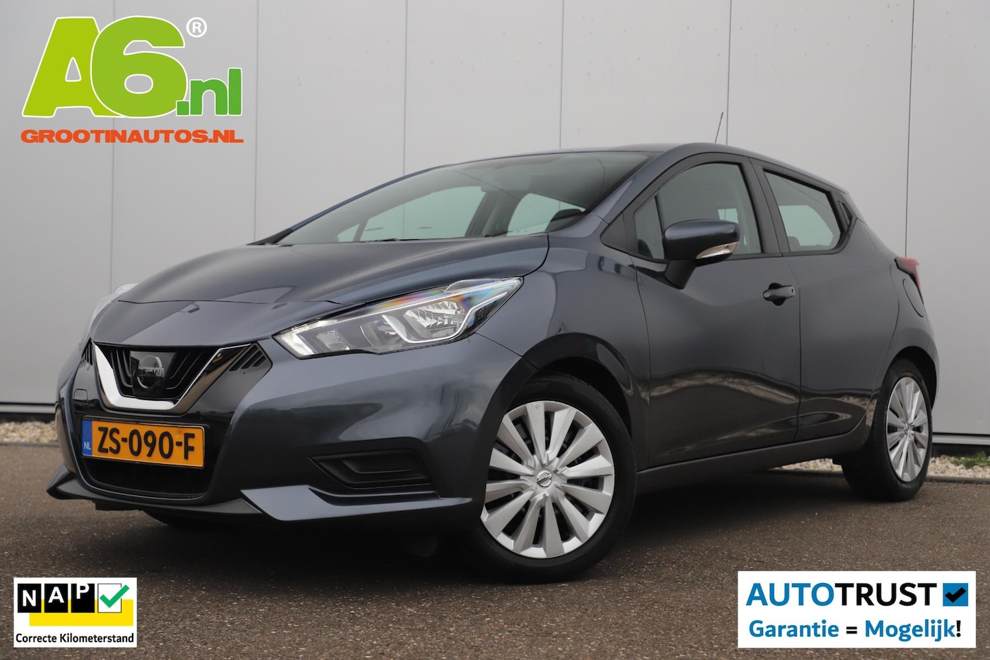 Nissan Micra - 1.0 IG-T Acenta Carplay Android Navigatie Bluetooth Airco Cruise Control - AutoWereld.nl