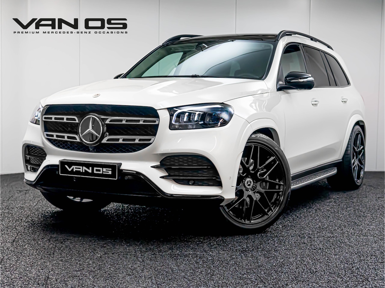 Mercedes-Benz GLS - GLS 450 4MATIC AMG Line | NIGHT | 23 inch | MANUFAKTUR diamantwit - AutoWereld.nl