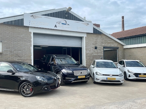 Auto bij de brug