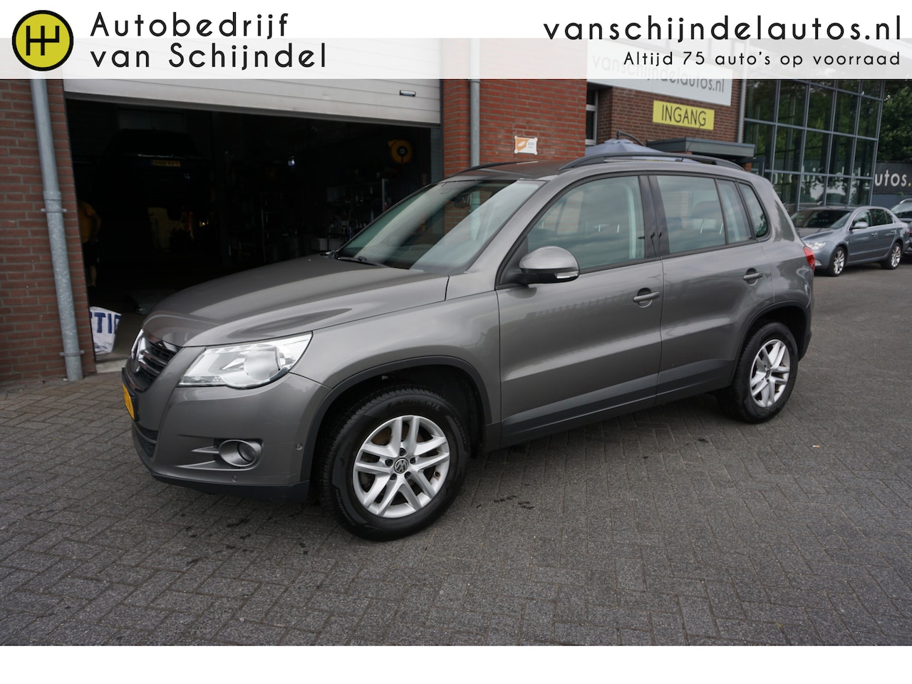 Volkswagen Tiguan - 1.4 TSI COMFORT&DESIGN ORIGINEEL NEDERLANDS ECC AIRCO CRUISECONTROL NAVIGATIE PARKEERSENSO - AutoWereld.nl
