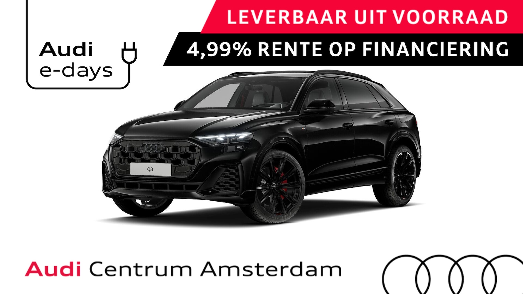 Audi Q8 - 55 TFSI e quattro Pro Line S 394pk | Rood stiksel / Gordels | Panoramadak | B&O | Vierwiel - AutoWereld.nl