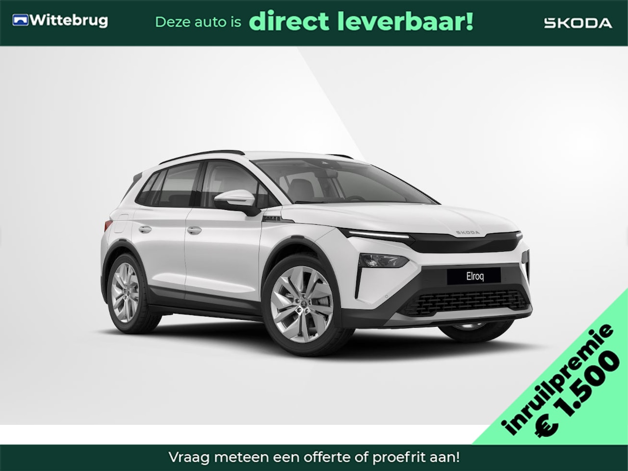 Skoda Elroq - 60 Business Edition / Trekhaak uitklapbaar / Gratis 20" lichtmetalen velgen / €1500 inruil - AutoWereld.nl