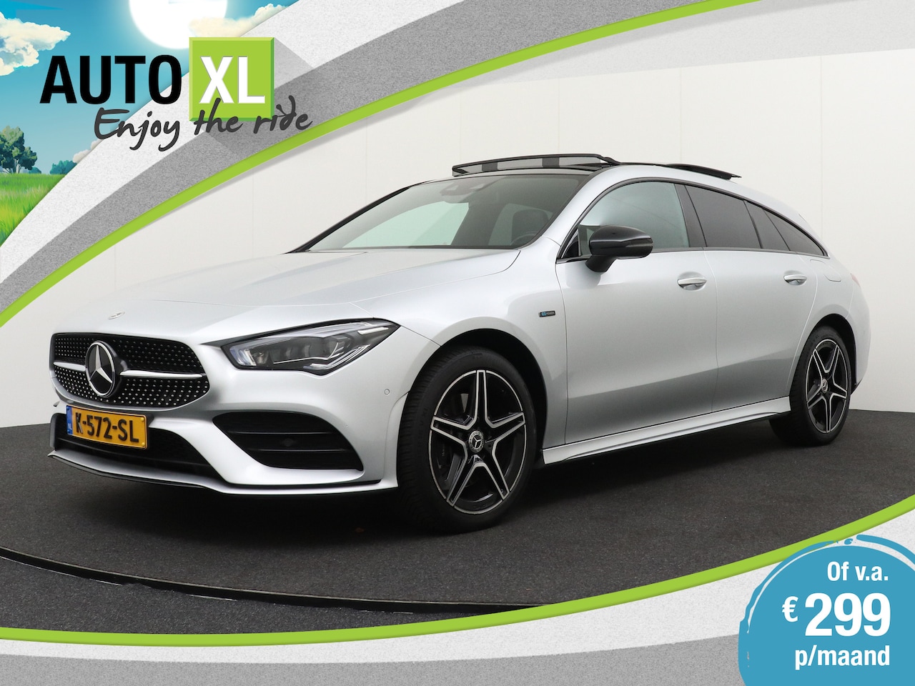 Mercedes-Benz CLA-klasse Shooting Brake - 250e AMG Pano-dak Trekhaak Memory Camera - AutoWereld.nl