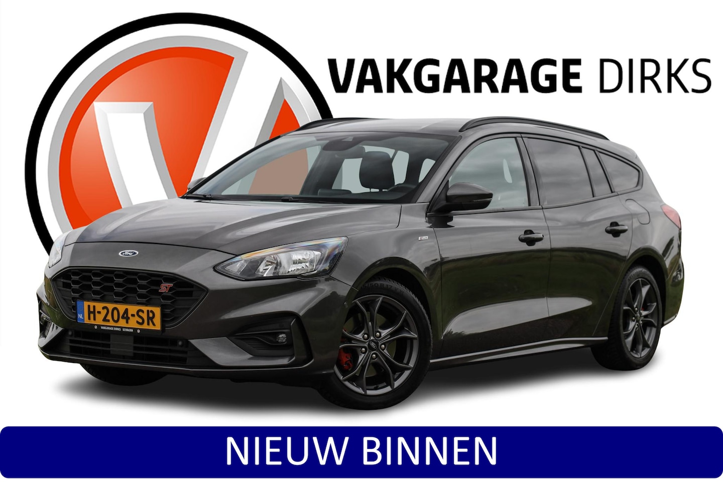 Ford Focus Wagon - EcoBoost ST Line ✅ Carplay ✅ Camera ✅ Stoelverwarming - AutoWereld.nl