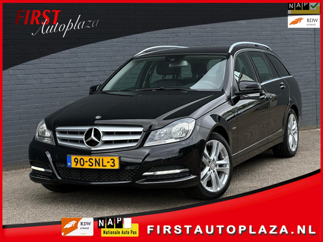 Mercedes-Benz C-klasse Estate - 180 Business Class Avantgarde NAVI/6-BAK/PDC/CRUISE/ISOFIX | KEURIGE AUTO ! - AutoWereld.nl
