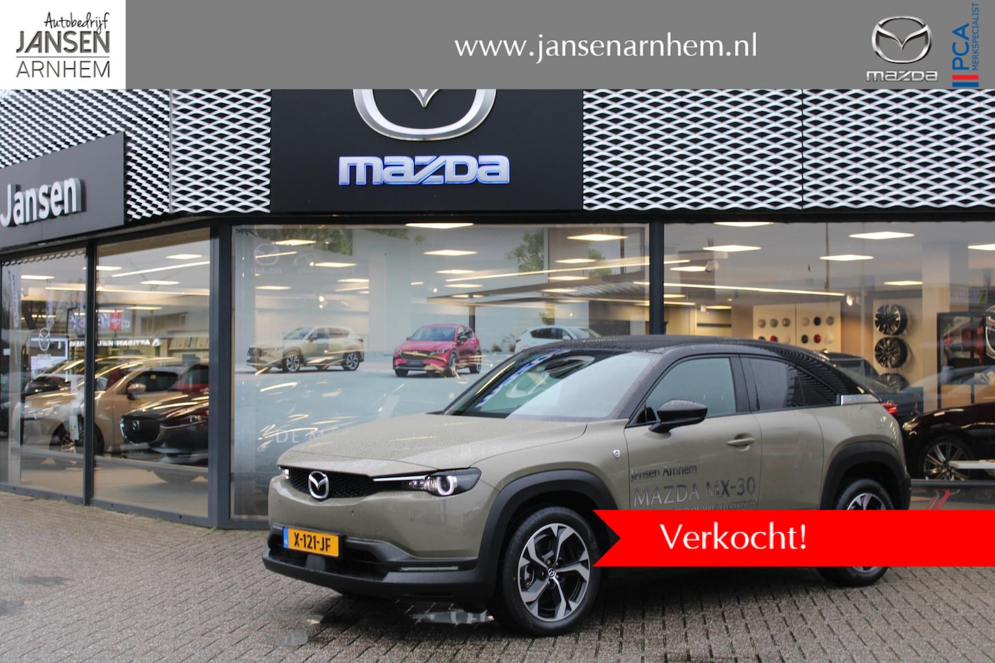 Mazda MX-30 - e-SkyActiv R-EV 170 Makoto e-SkyActiv R-EV 170 Makoto , Demovoordeel € 16.800,-, Automaat, Premium Pack, Navi, Adap.C - AutoWereld.nl