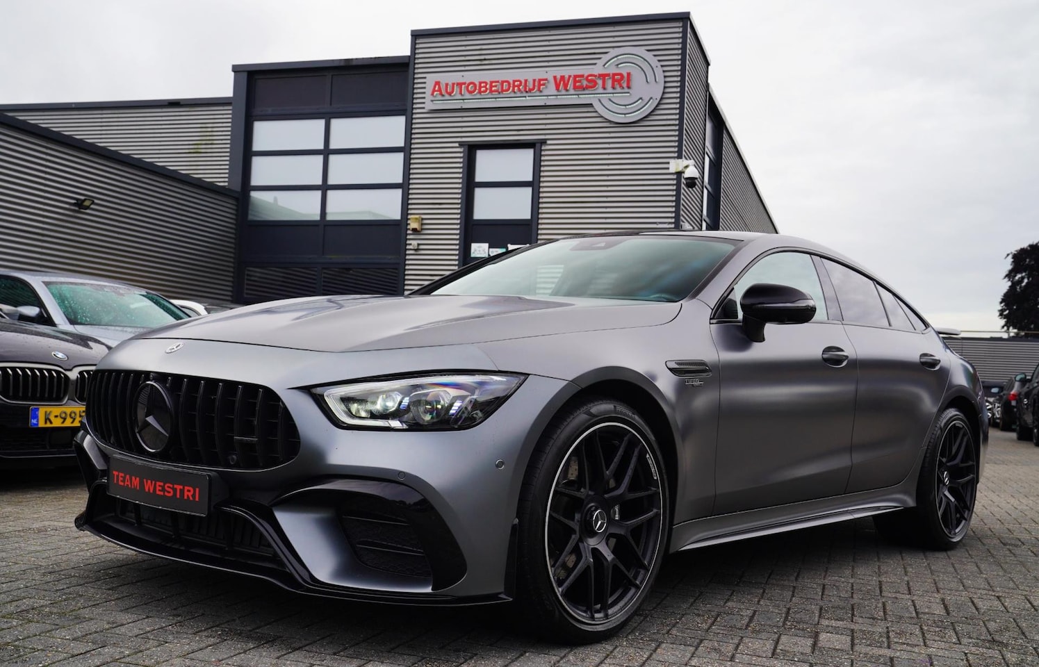 Mercedes-Benz AMG GT 4-Door Coupe - AMG 43 4MATIC+ Premium Plus | Schuif/kanteldak | Burmester | LED | Designo Matte grey | 36 - AutoWereld.nl