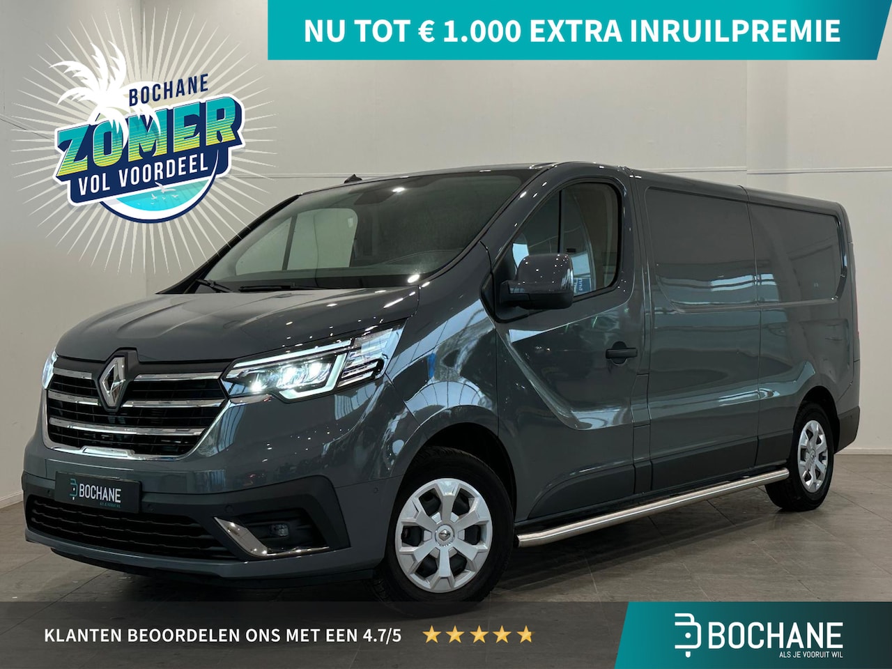 Renault Trafic - 2.0 dCi 130 T30 L2H1 Work Edition | Trekhaak | Bedrijfswageninrichting | Parkeersensoren v - AutoWereld.nl