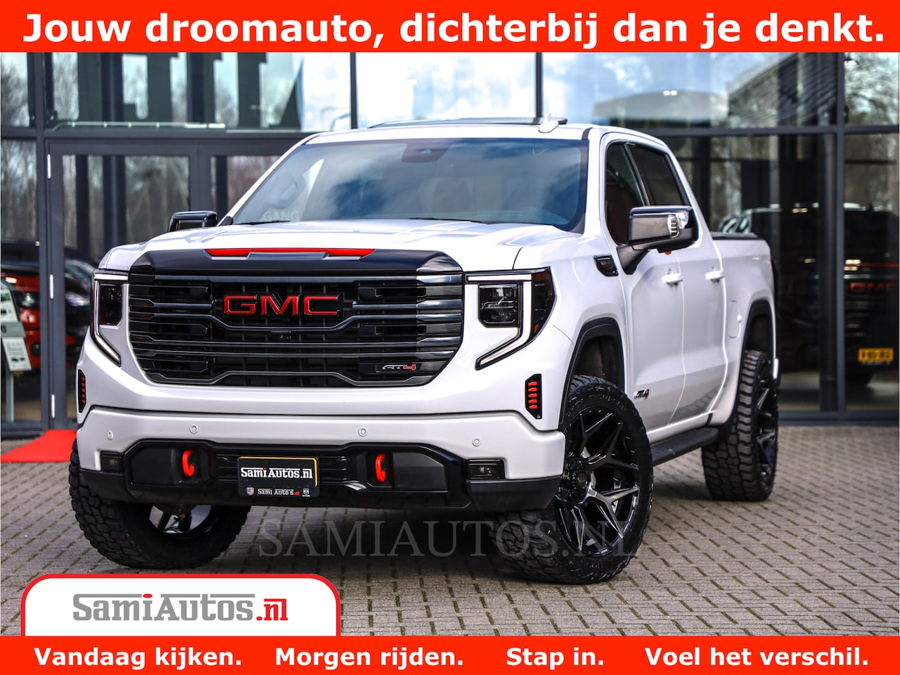 GMC Sierra - AT4 | 6.2 V8 | Prijs Compleet met Garantie en Lpg en Rijklaarmaak kosten | Comfortabele Du - AutoWereld.nl