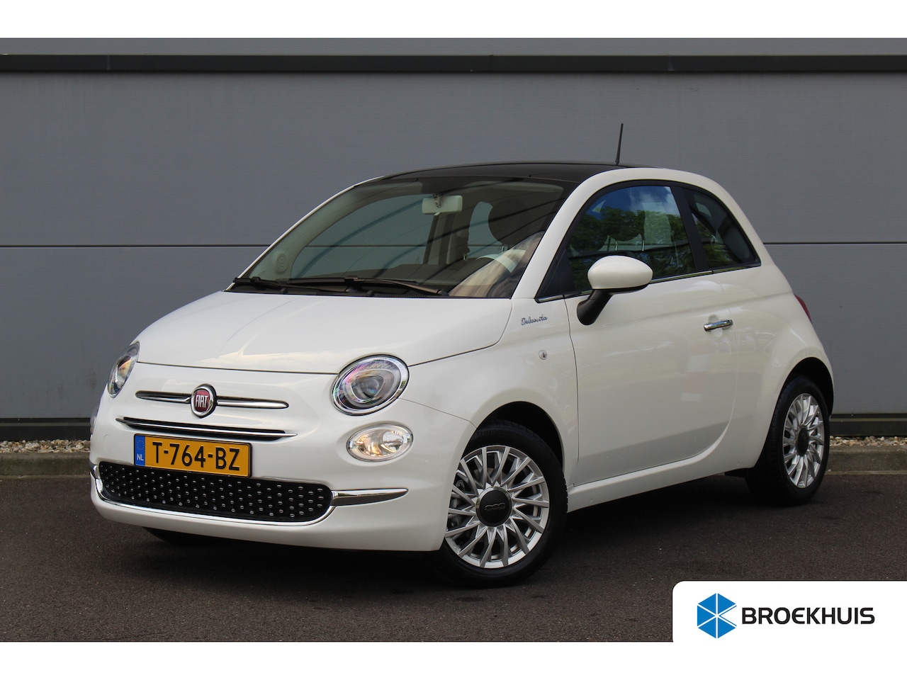 Fiat 500 - 1.0 Hybrid Dolcevita | Panoramadak | Climate & Cruise C. | Park Assist | 16"LMV | Navigati - AutoWereld.nl