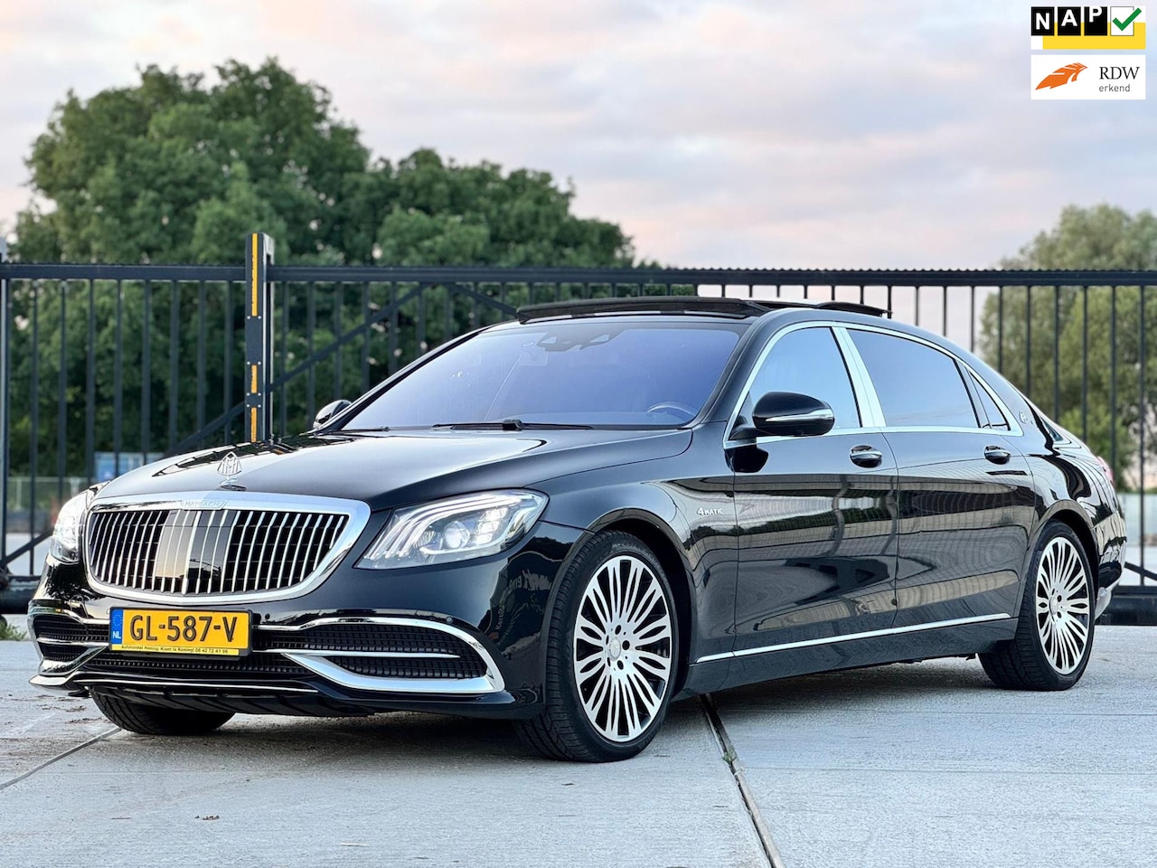 Mercedes-Benz S-klasse - 500 MAYBACH|4MATIC|STERRENHEMEL|4ZITS|KOELKAST - AutoWereld.nl