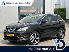 Nissan Qashqai - 1.2 N-Connecta | NL Auto/2e Eig./Voll.Historie/360° camera/Pano.Dak/Clima/Cruise/Bluetooth