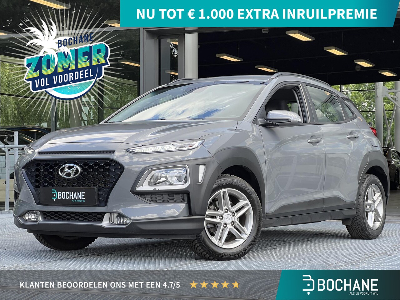 Hyundai Kona - 1.0 T-GDI Comfort | Navigatie | Achteruitrijcamera | Carplay - AutoWereld.nl