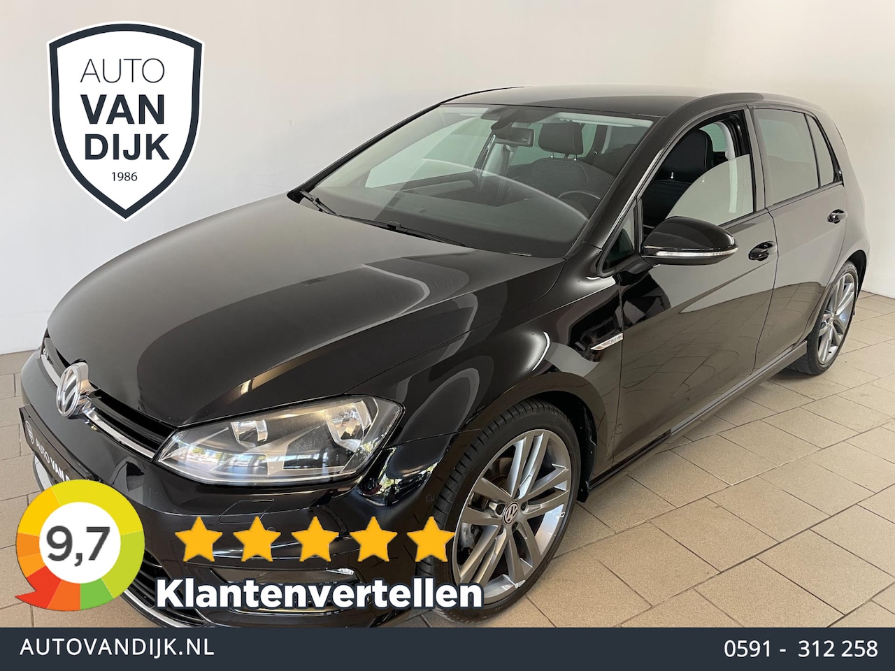 Volkswagen Golf - 1.2 TSI R-Line CUP Edition AIRCO CRUISE BLUETOOTH STOELVERW R-LINE VELGEN PRIVACYGLAS NIEU - AutoWereld.nl