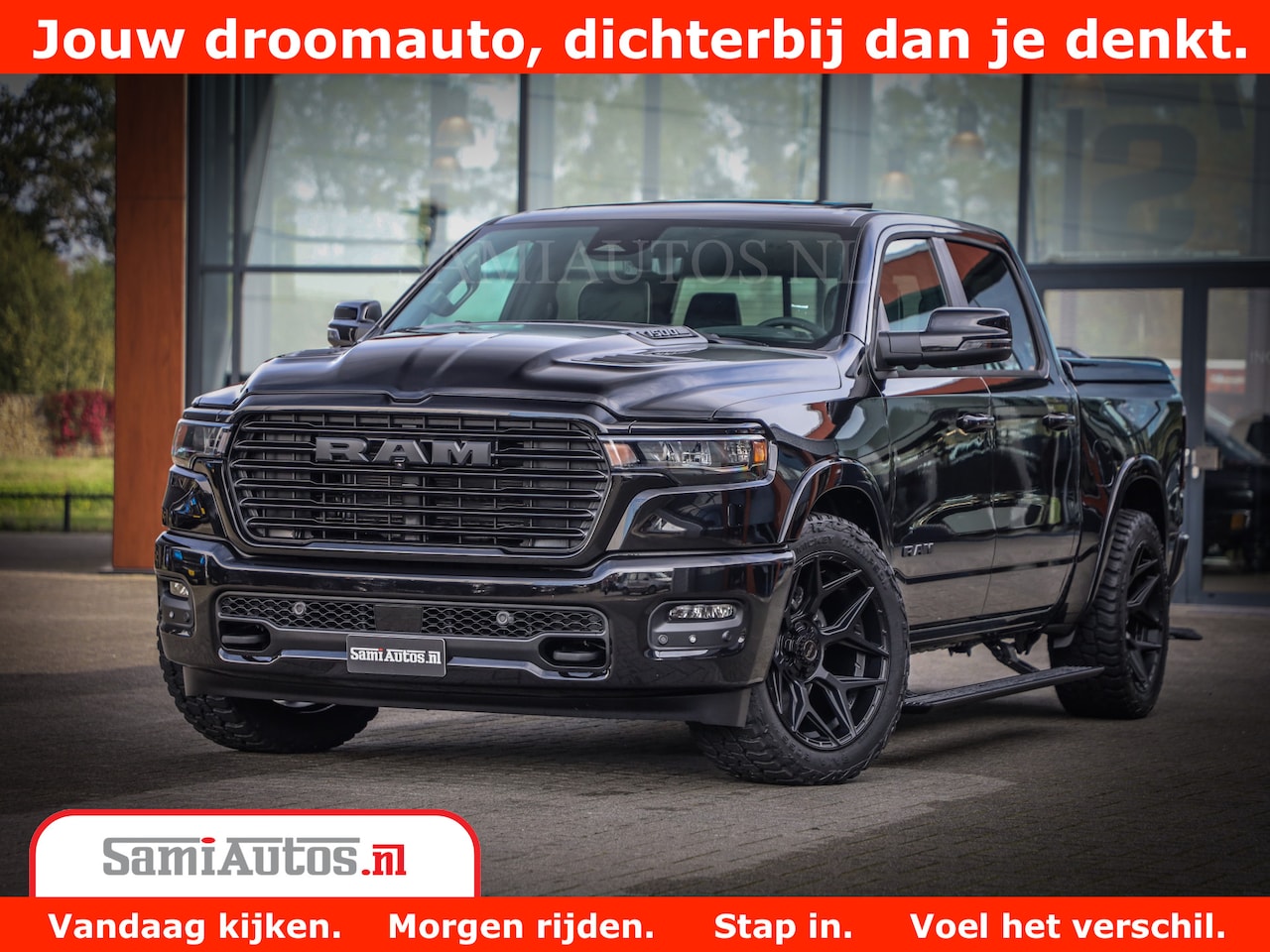 Dodge Ram 1500 - Night Premium | Full Option | De Meest Luxe Pick-Up in zijn Klasse | Comfortabele Dubbele - AutoWereld.nl