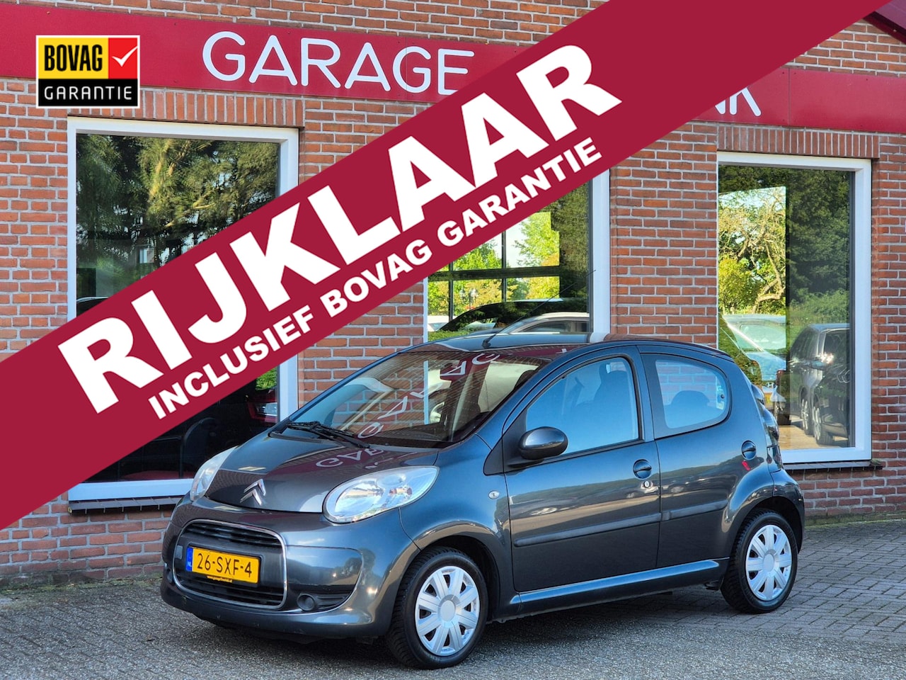 Citroën C1 - 1.0-12V Selection 68PK 5drs airco, elektr.ramen, centr.vergr, radio/cd RIJKLAAR - AutoWereld.nl