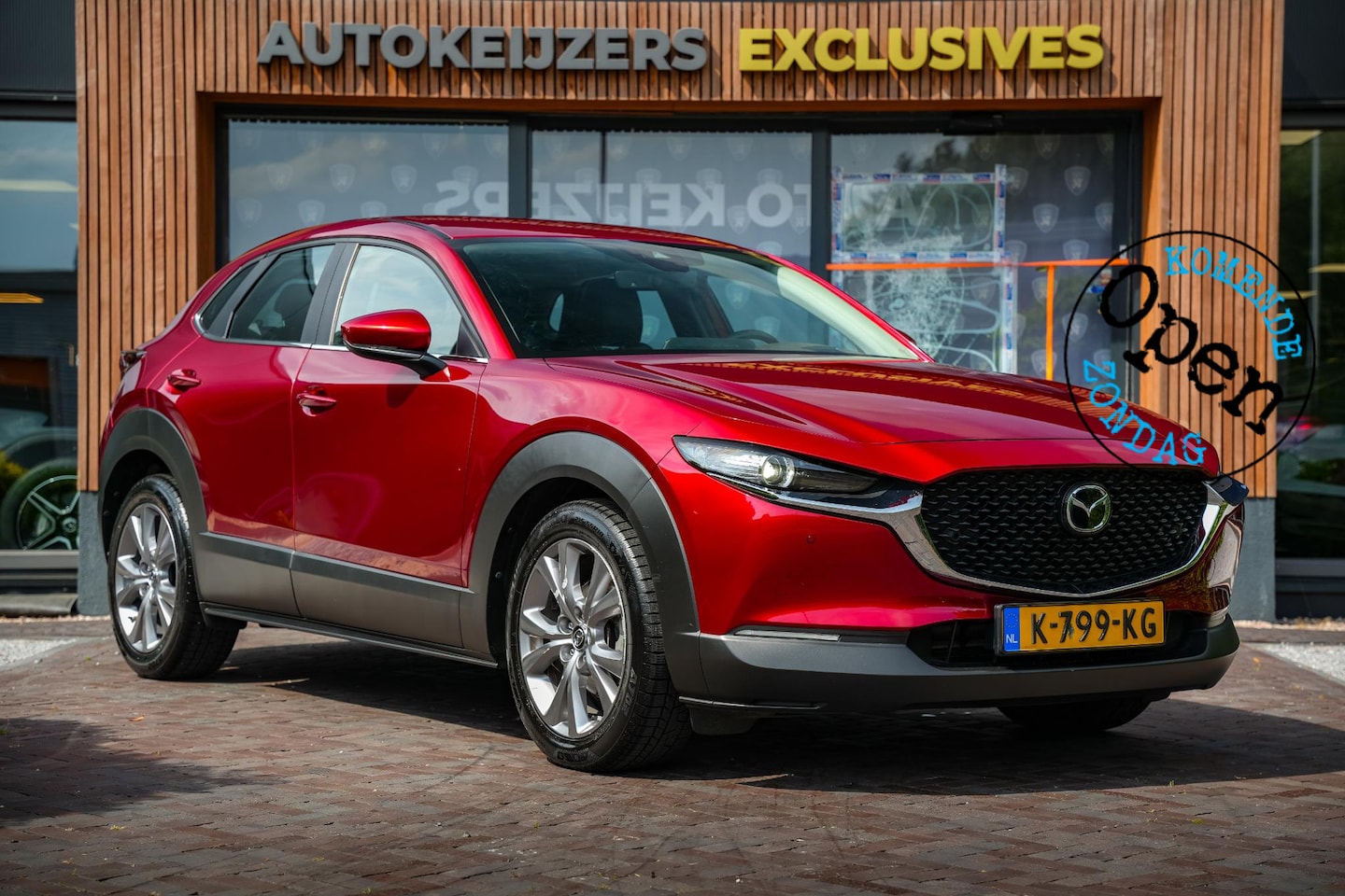 Mazda CX-30 - 2.0 e-SkyActiv-X M Hybrid Comfort Leder Stuurwielbed. Airco Parkeersensoren Camera - AutoWereld.nl