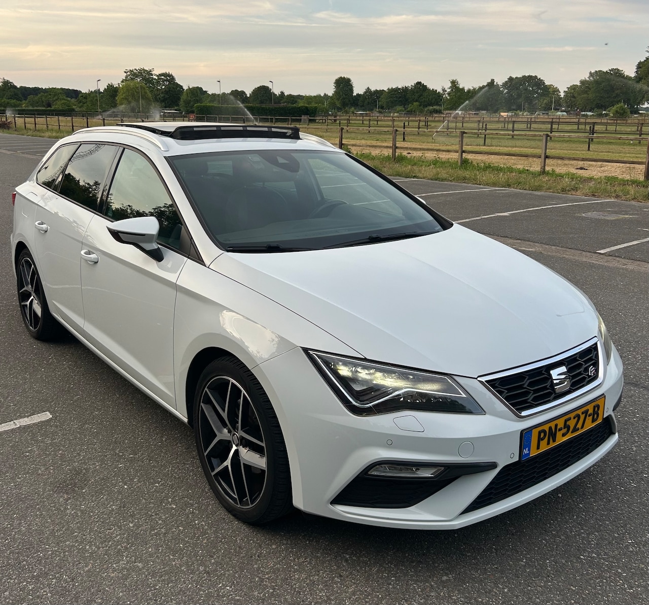 Seat Leon ST - 1.4 EcoTSI FR Business Intense Pano dak - Donkere hemel - Alcantara - AutoWereld.nl