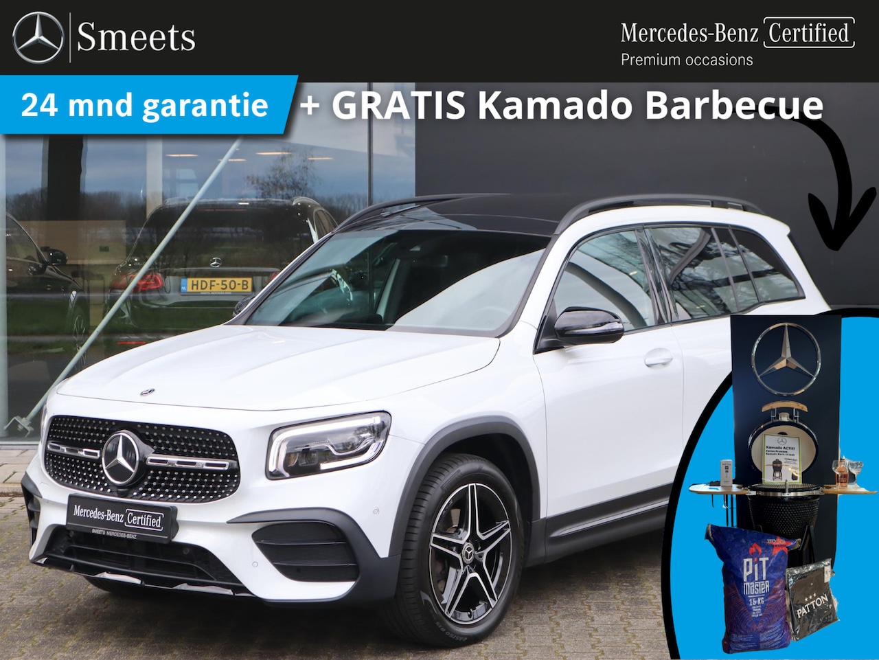 Mercedes-Benz GLB - 200 AMG Line | Panoramadak | Navigatie | Camera | LED | Automaat - AutoWereld.nl