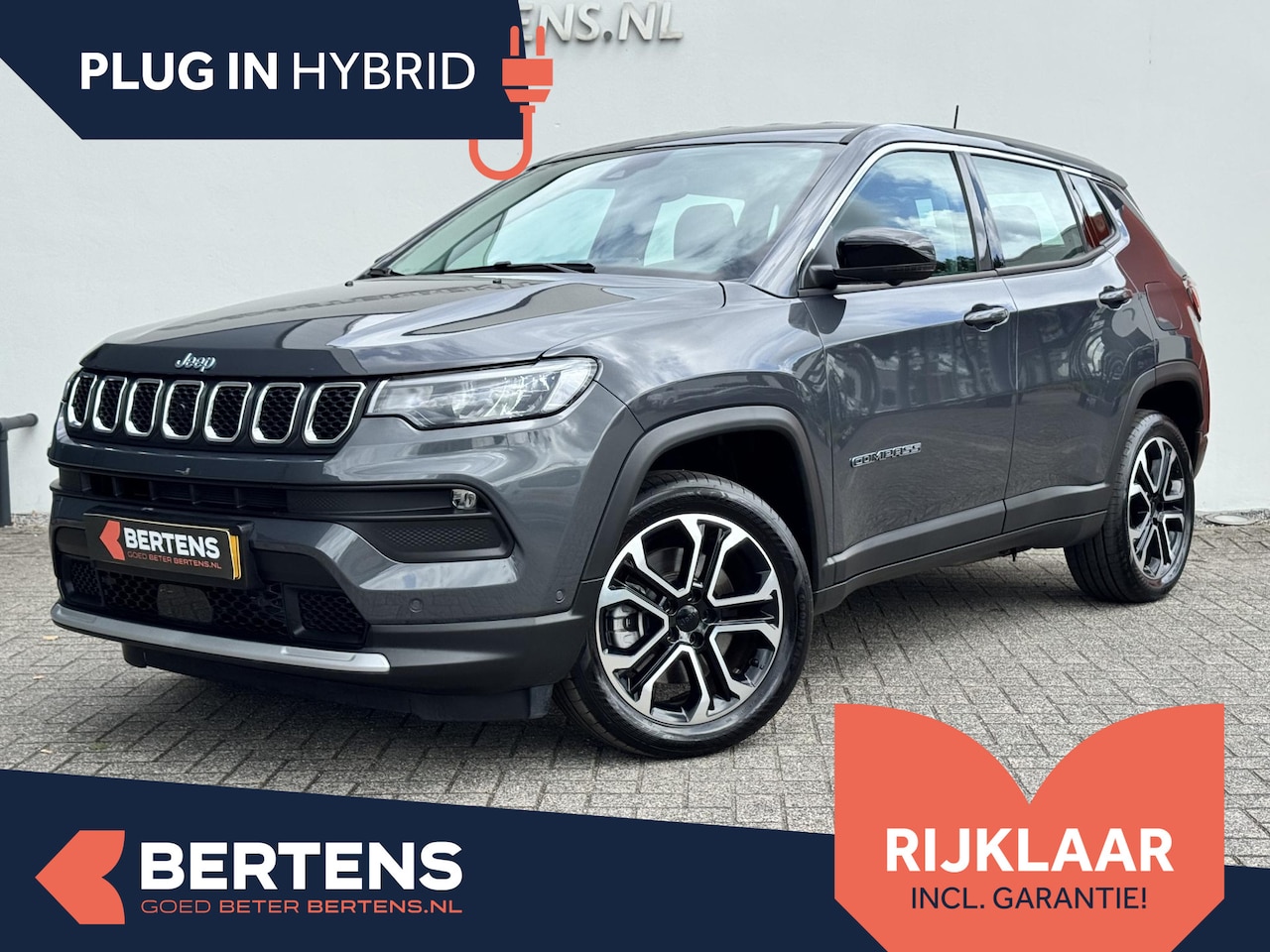 Jeep Compass - 4xe 190 Plug-in Hybrid Electric Altitude | 360 camera | Stuur- en stoelverw. | Prijs is ri - AutoWereld.nl