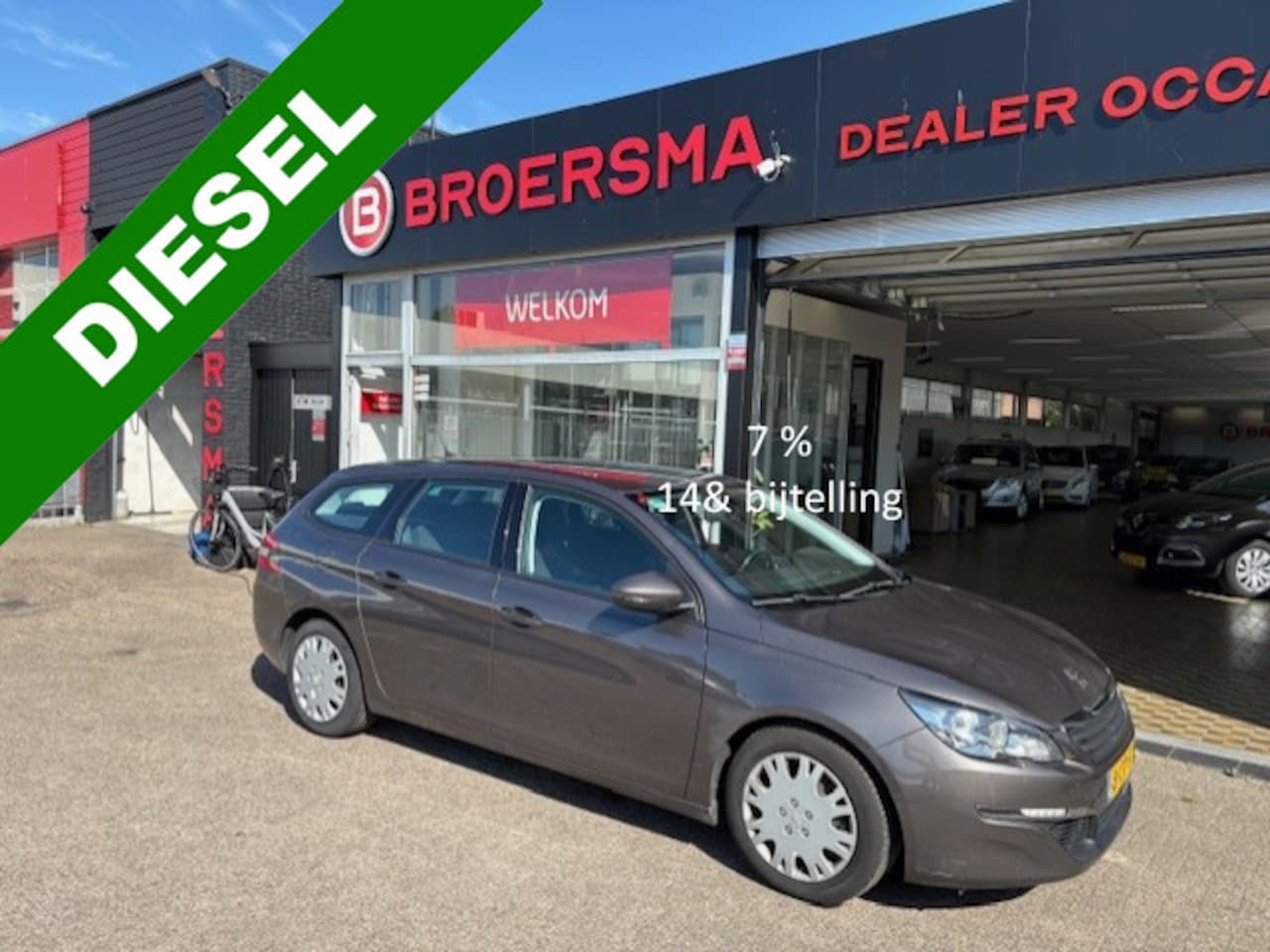 Peugeot 308 SW - 1.6 BlueHDI Blue Lease 1 EIGENAAR * DEALERONDERHOUDEN * DIESEL.  NIEUWE APK * - AutoWereld.nl