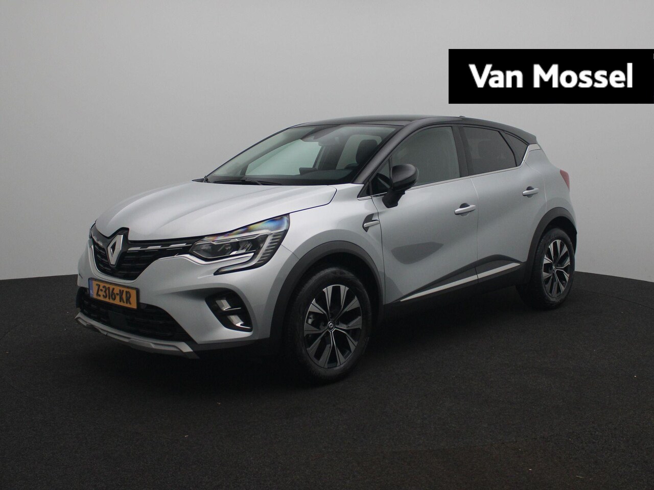 Renault Captur - TCe 90 Techno | Pack Full Screen | Bekleding kunstleder TEP/stof 'Noir/Gris' | Two-tone me - AutoWereld.nl