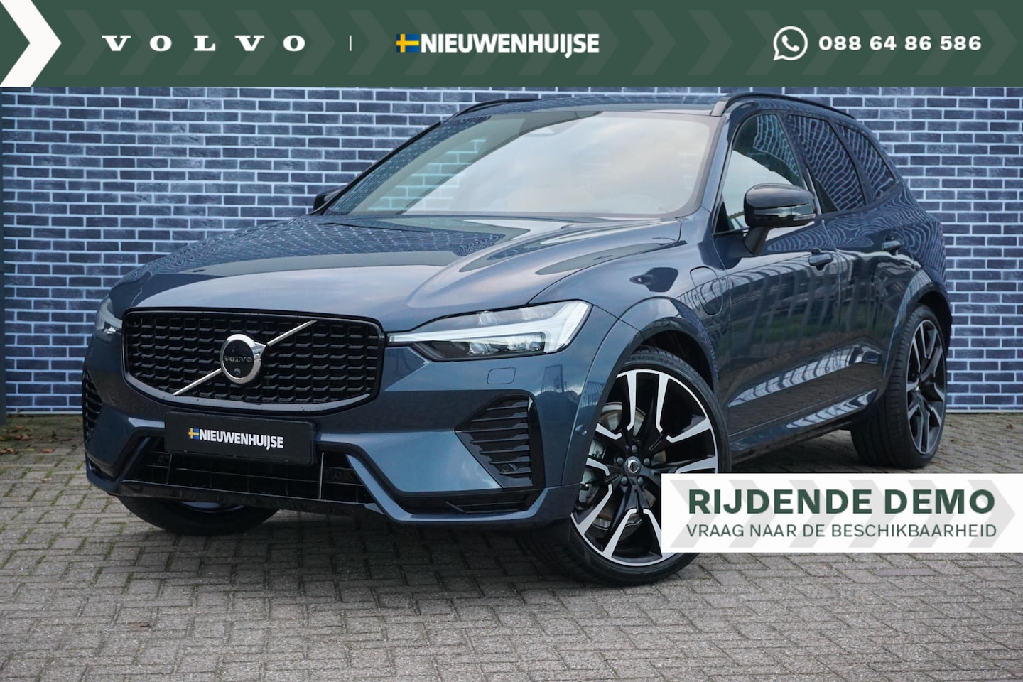 Volvo XC60 - 2.0 T8 Plug-in hybrid AWD Ultra Dark | Luchtvering | Bowers & Wilkins | Massage | Stoel ko - AutoWereld.nl