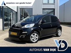 Peugeot 107 - 1.0 Black & Silver | NL Auto/2e Eig./Voll.Historie/Airco/Privacy Glass/14"/Lederen-Alcanta