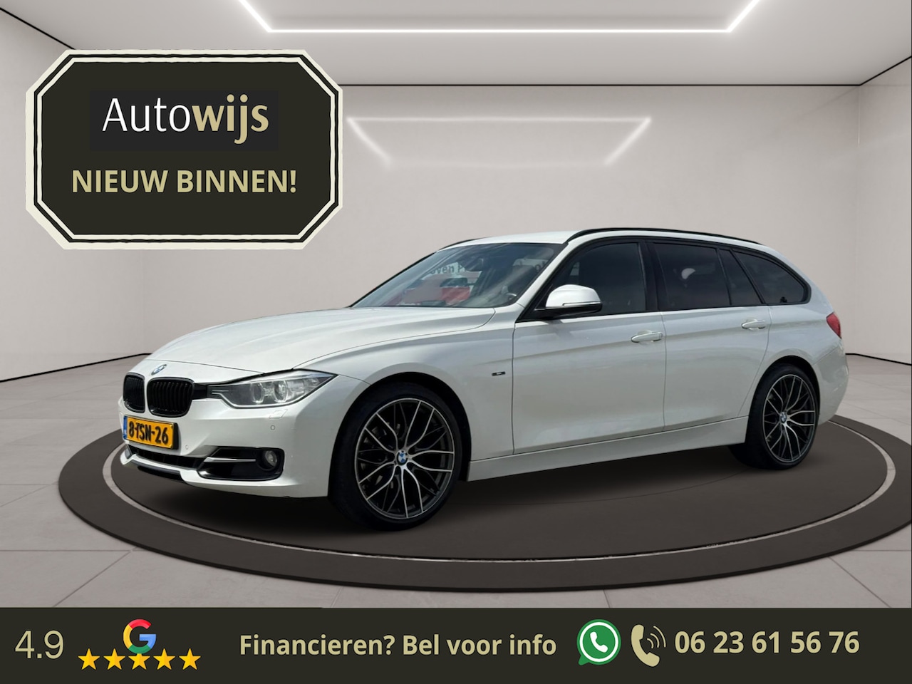 BMW 3-serie Touring - 320i High Executive|SPORT|M-Sport Velg|Leder|Led|Groot Navi - AutoWereld.nl