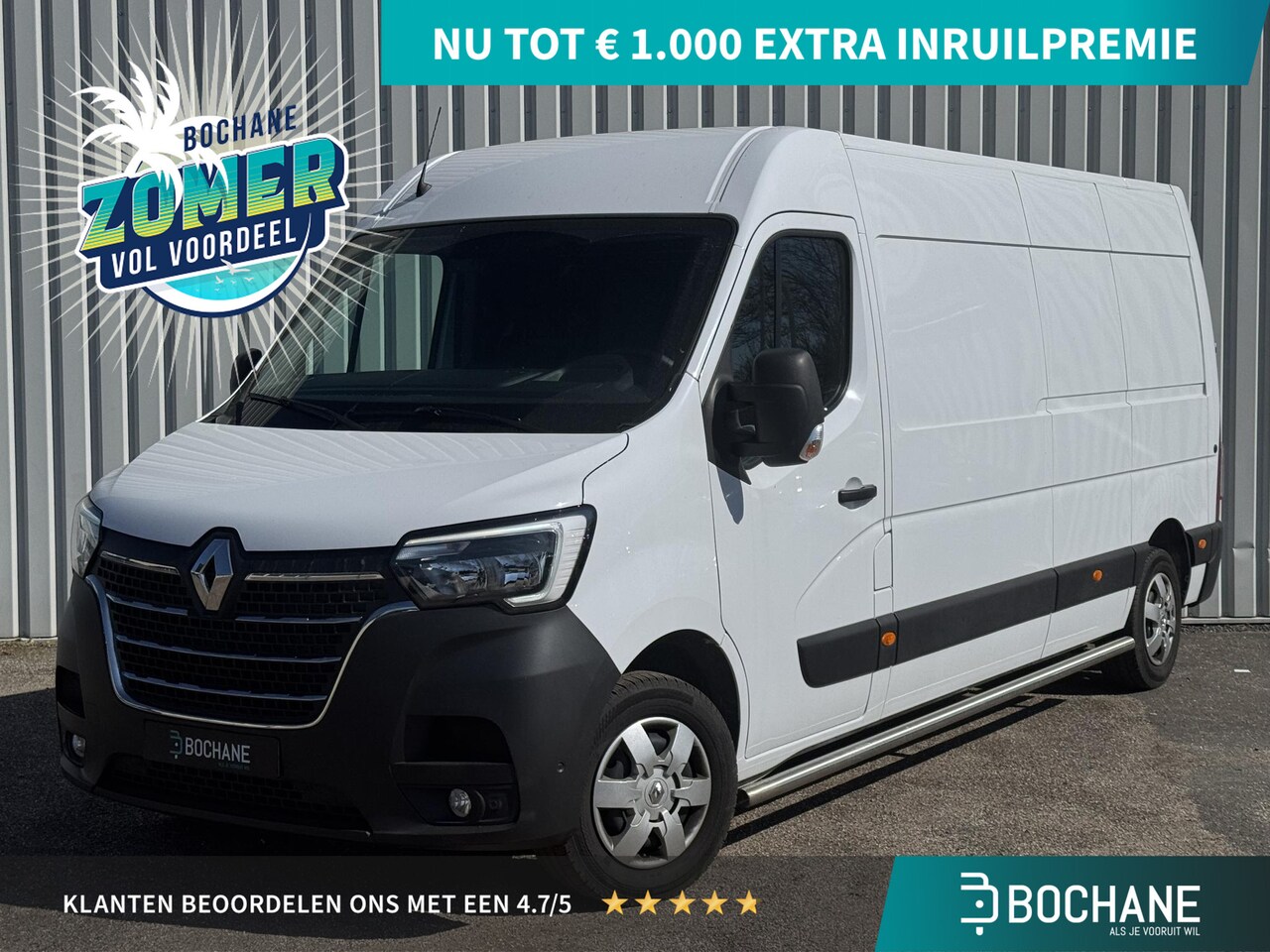 Renault Master - T35 2.3 dCi 150 L3H2 Energy Work Edition | Sidebars | Trekhaak | Bedrijfswageninrichting | - AutoWereld.nl