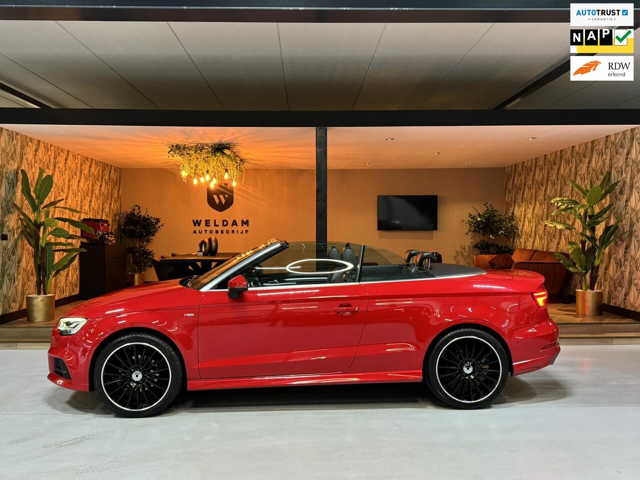 Audi A3 Cabriolet - 1.4 TFSI S-Line Garantie NekVW StoelVW Clima Navi Xenon Led Velgen Rijklaar - AutoWereld.nl