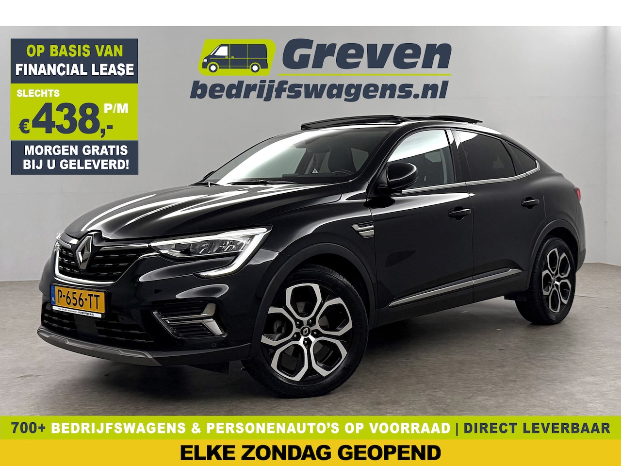 Renault Arkana - 1.6 E-Tech Hybrid Intens Camera Pano Virtual LED Carplay Clima Cruise Navi 18"LMV - AutoWereld.nl