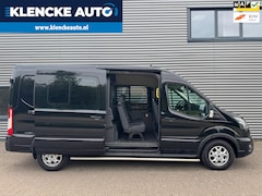 Ford Transit - 350 2.0 TDCI L3H2 UNIEK Dubbel cabine AUTOMAAT 170PK Xenon Navi Airco Cruise ctrl
