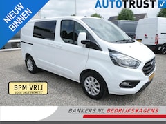 Ford Transit Custom - 2.0 TDCI 105PK, L1H1, Limited, Dubbel cabine, Airco