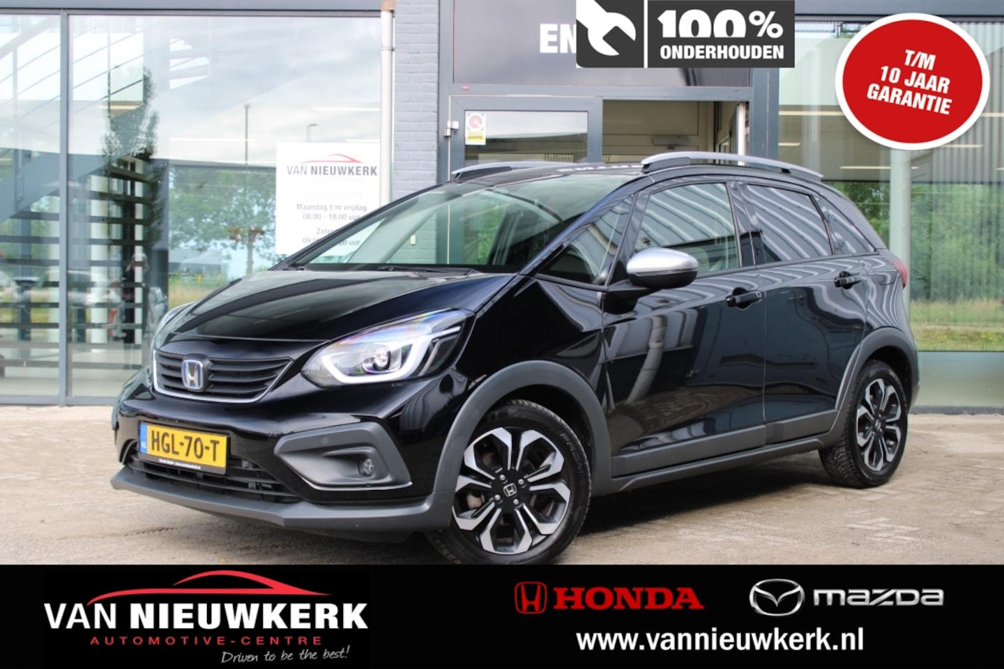 Honda Jazz - 1.5 e:HEV 109pk Hybrid Automaat Crosstar | Navigatie & Carplay | Adaptieve Cruisecontrol | - AutoWereld.nl