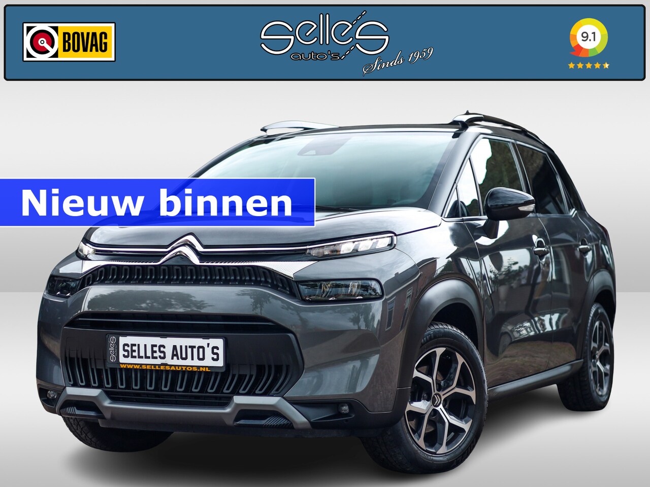 Citroën C3 Aircross Origin - 1.2 PureTech Max Camera | Stoelverwarming | Applecarplay | Automaat - AutoWereld.nl