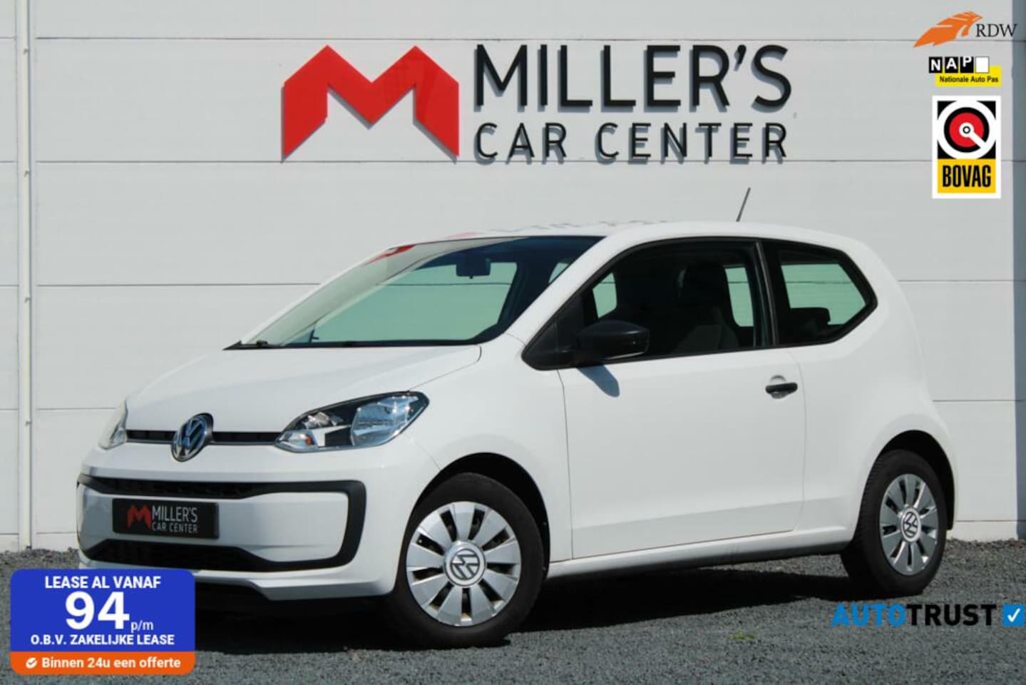 Volkswagen Up! - 1.0 BMT take up! ONDERHOUD✅ FACELIFT AIRCO - AutoWereld.nl