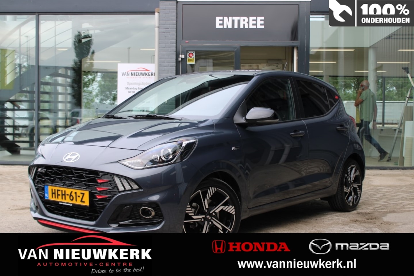 Hyundai i10 - 1.0i 100pk N-Line | Carplay & Android | Airco | Digitaal Dashboard | Parkeersensoren Achte - AutoWereld.nl