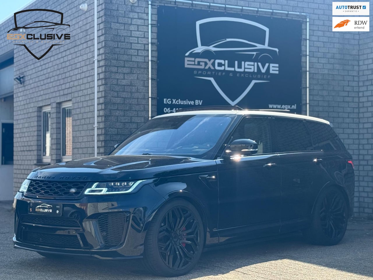 Land Rover Range Rover Sport - 5.0 V8 Supercharged SVR Pakket Pano/23'Vossen/Meridian/HUD - AutoWereld.nl
