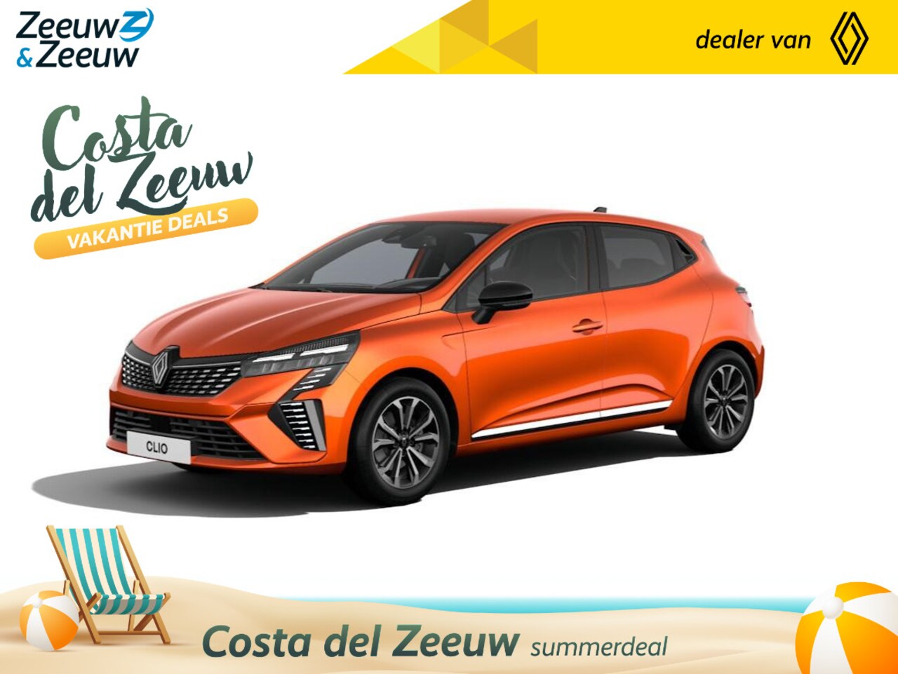 Renault Clio - 1.6 E-Tech Full Hybrid 145 techno | Nu uit voorraad leverbaar met €2.000,- extra Zeeuw & Z - AutoWereld.nl