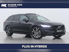 Volvo V90 - T6 Plug-in hybrid Ultra Dark | Luchtvering Achter | 360° Camera | 20 Inch | Trekhaak | Hea