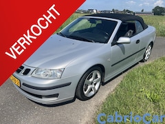 Saab 9-3 Cabrio - 2.0t Vector GARANTIE Dak 3jaar oud