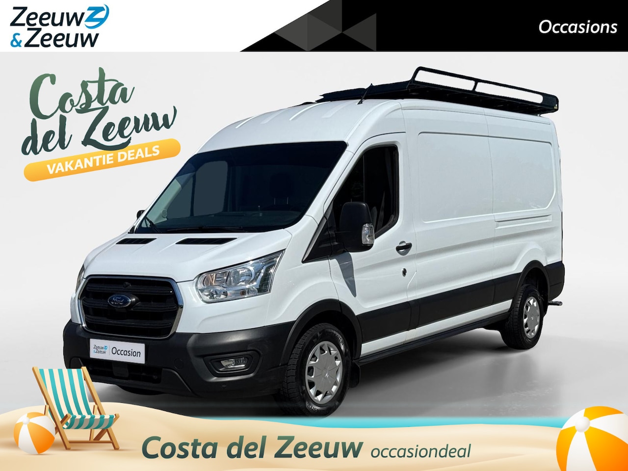 Ford Transit - 350 2.0 TDCI L3H2 Trend 130 pk Automaat | Navigatie | Imperiaal | Trekhaak | Betimmering | - AutoWereld.nl