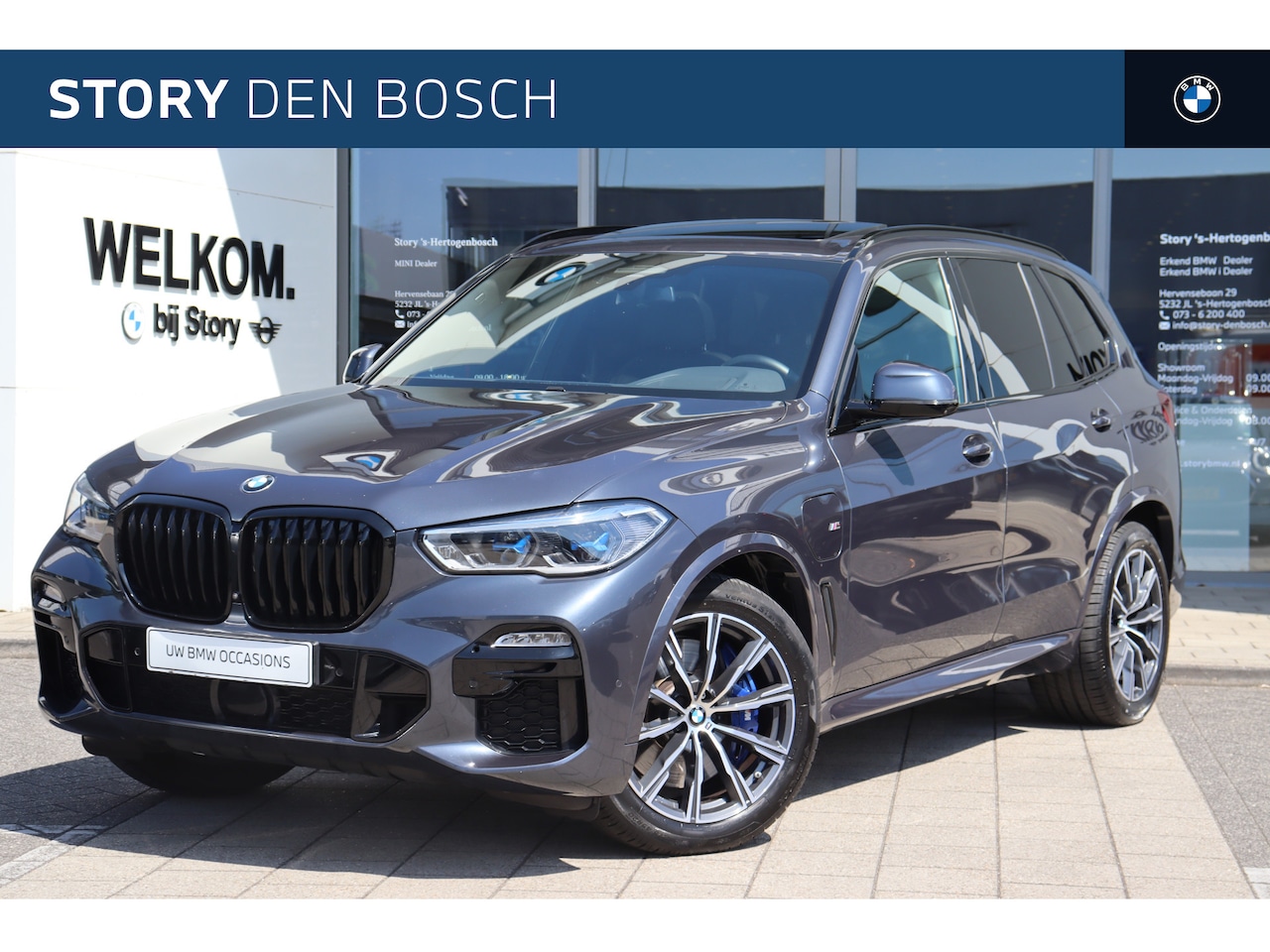 BMW X5 - xDrive45e High Executive M Sport Automaat / Panoramadak / Trekhaak / Laserlight / Comfort - AutoWereld.nl