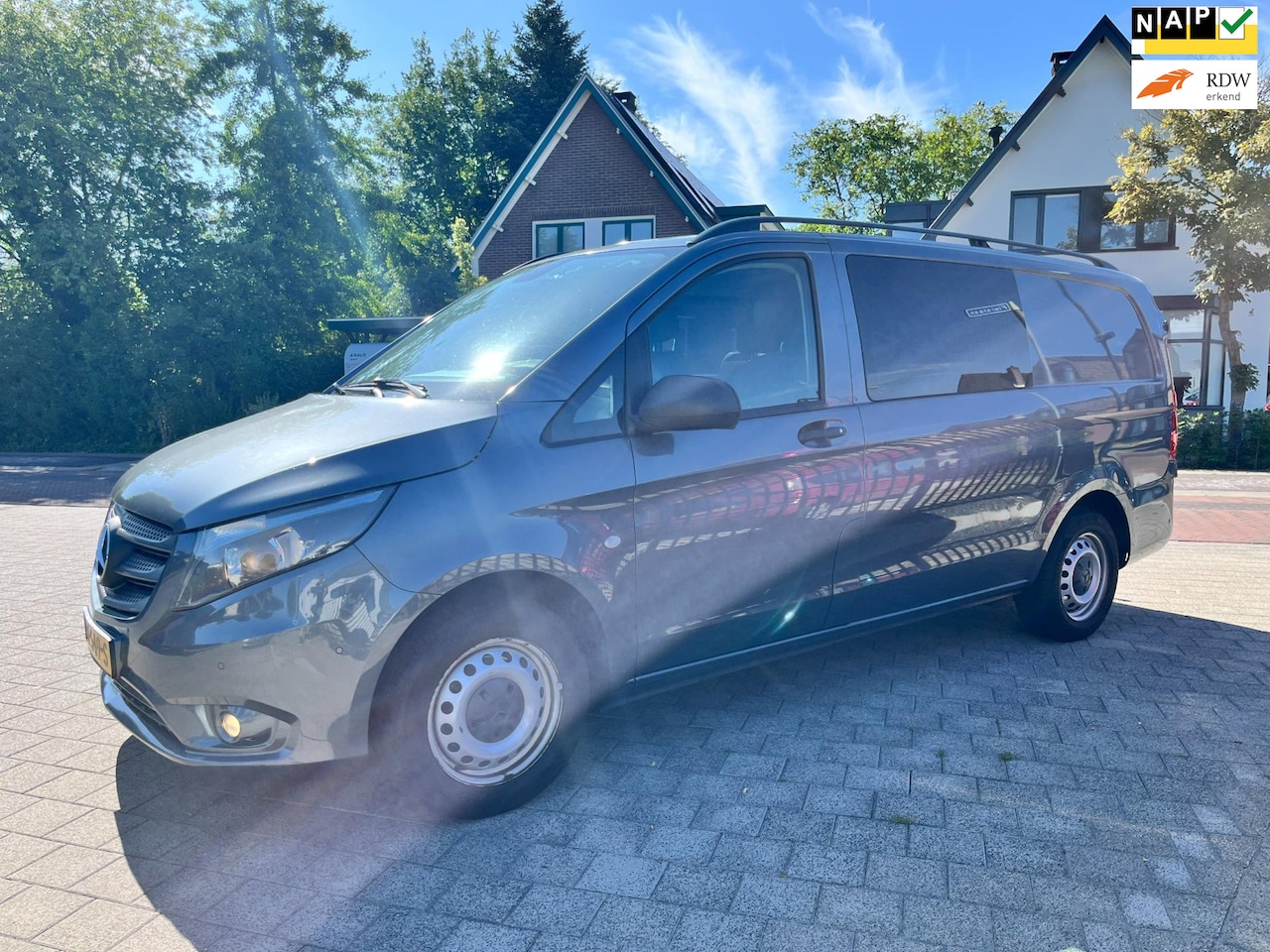 Mercedes-Benz Vito - 114 CDI Lang DC Luxe 5Pers Autom Navi Marge Lees Tekst Trekh Frisse Bus - AutoWereld.nl