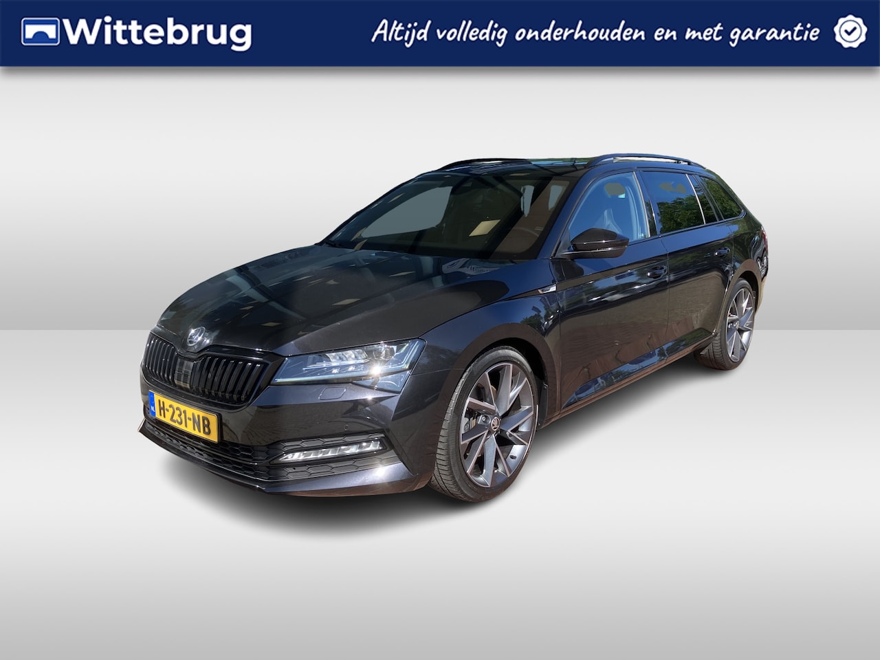 Skoda Superb Combi - 1.5 TSI ACT Sportline Business / DSG/ Metallic/ Digitale Cockpit/ Led/ Panoramadak/ Elec. - AutoWereld.nl