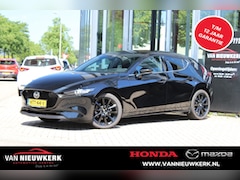 Mazda 3 - 3 Hatchback Skyactiv-G 140pk M Hybrid Homura 18Inch Gloss Black Draadloze Carplay&Android