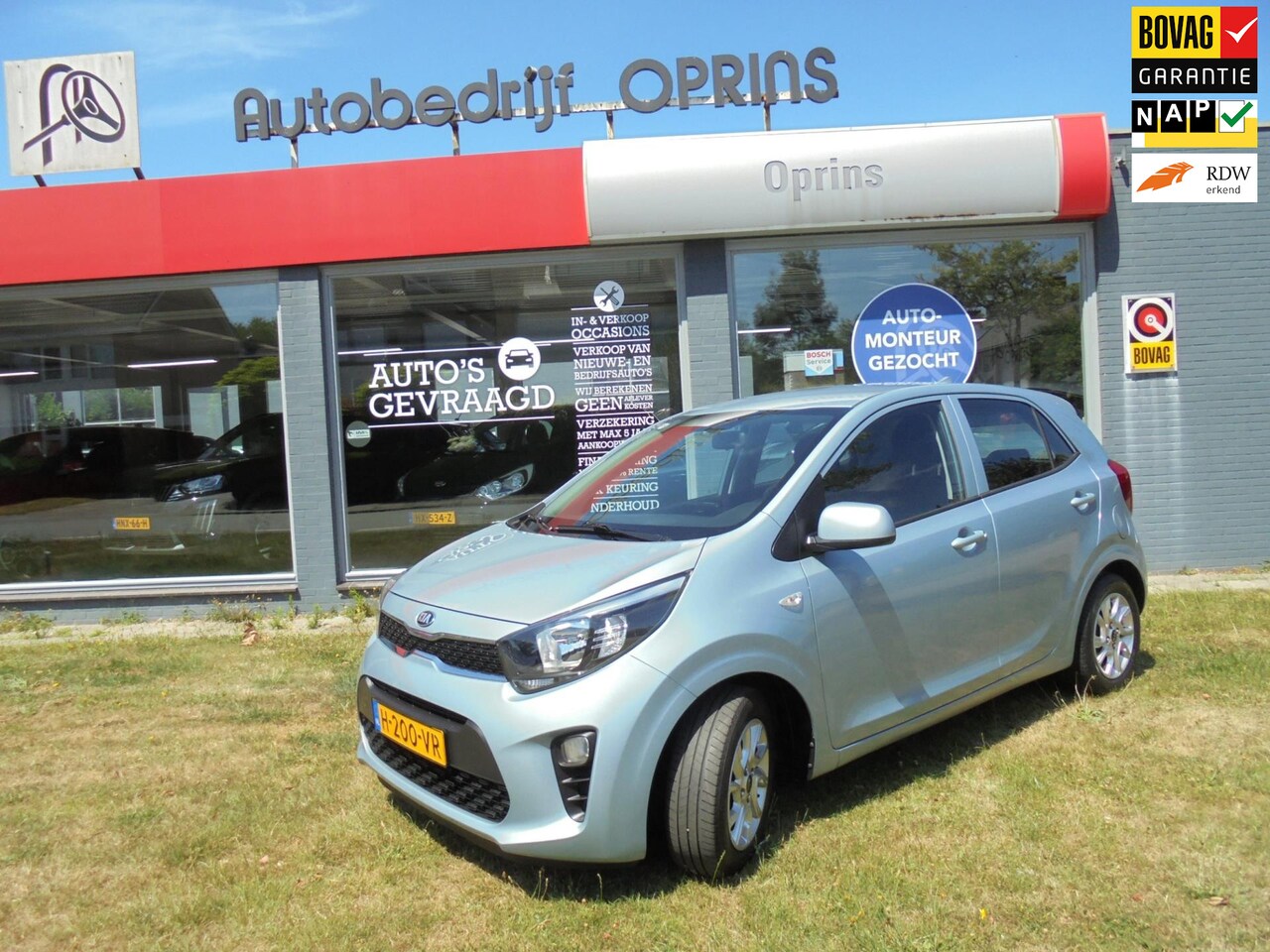 Kia Picanto - 1.0 MPi DynamicPlusLine 5drs , Airco, Navigatie, NL-Auto. - AutoWereld.nl