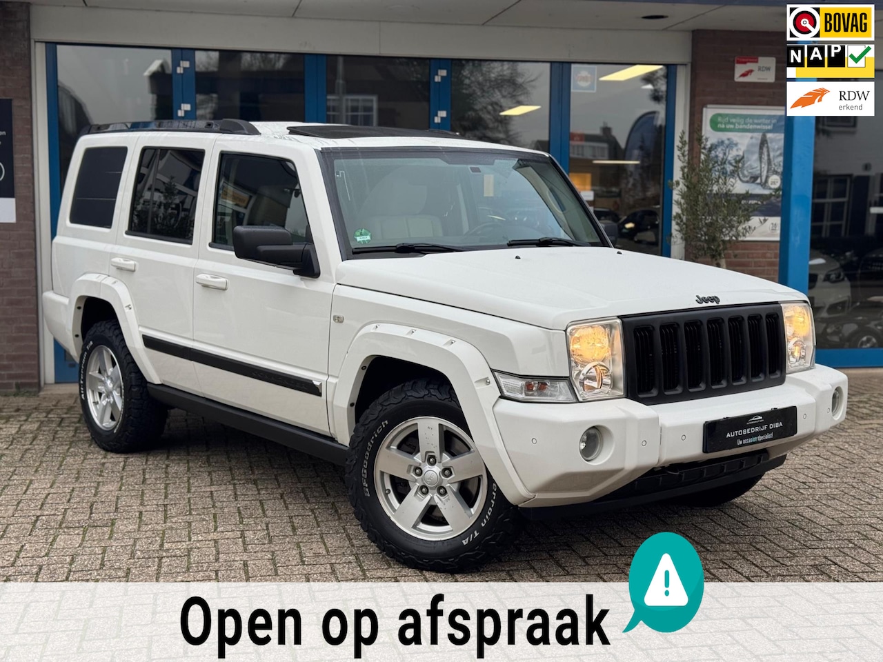Jeep Commander - 3.0 CRD Limited 2009 AUT Grijs kenteken MARGE - AutoWereld.nl